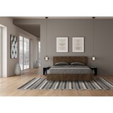 thumbnail of Bett mit Lattenrost 160x200, geneigtem Kopfteil aus Demas-Walnussholz