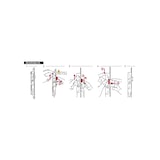 thumbnail of Garniture serrure axe 40 pdt ½ tour vbz/br 2 clés + ensemble leto