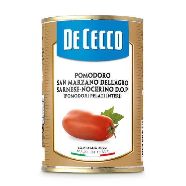 Tomates entières pelées San Marzano De Cecco Boîte 400g De Cecco
