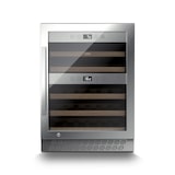 thumbnail of CASO WineChef Pro 40 - Weinkühlschrank für 40 Flaschen, WiFi-App, 2 Zonen, 5-20°C, UV-Filterglas, Edelstahl [Energieklasse G]