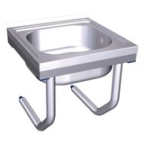 thumbnail of Fregadero colgante con palomillas y cubeta