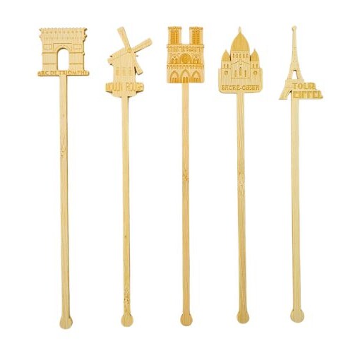 Agitadores de París 180 mm (5 símbolos de París) (2000 unidades)