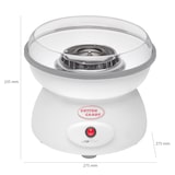 thumbnail of Clatronic ZWM 3478 Máquina de Algodón de Azúcar, Plato de 27 cm, Elemento Calefactor de Cuarzo, Accesorios, 500W, Blanco