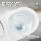 thumbnail of LuxeBath Wand-WC spülrandlos 49 cm kurz Weiß – Tiefspüler Keramik, Tornadospülung, Nano, WC-Sitz Softclose abnehmbar