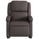 thumbnail of vidaXL Massagesessel mit Aufstehhilfe Elektrisch Dunkelbraun Echtleder