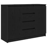thumbnail of vidaXL Sideboard mit Schubladen Schwarz Eichen-Optik 100,5x35x76 cm