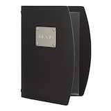 thumbnail of Securit® Menú A5 "Rio" - Negro - Placa "Menu" incluida - 4 vistas