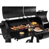 thumbnail of Tepro Massiv Smoker Indianapolis,  Edelstahl, 184 x 153 x 88 cm, schwarz