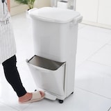 thumbnail of KITCHEN MOVE poubelle tri sélectif avec roulettes 45l bat-g3150