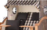 thumbnail of Strandkorb Komplettset - bene living - Königssee Teak Bullauge - PE grau - Modell 505 - inkl. Liftersystem