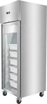 thumbnail of Romux® Tiefkühlschrank 600 Liter mit 1 Tür 68 cm und 7 Schubladen für Fisch Umluftkühlung | Professioneller Gefrierschrank