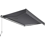 thumbnail of tectake Toldo con brazo articulado ORNELLA con soporte de pared - 250 x 200 cm gris oscuro