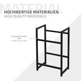 thumbnail of ML-Design Getränkekistenregal für 2 Kisten – 47x31x75,5 cm, aus Stahl, freistehend, stabiles Kistenregal für Getränkekisten, Bierkisten oder