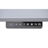 thumbnail of Elektrisch höhenverstellbarer Schreibtisch, 600-1250 x 1200 x 800 mm, lichtgrau