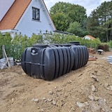 thumbnail of Cuve de stockage d'eau enterrée horizontale 10000l - NOIR