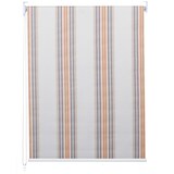 thumbnail of Rollo HWC-D52, Fensterrollo Seitenzugrollo Jalousie, 60x230cm Sonnenschutz Verdunkelung blickdicht ~ grau/braun/orange
