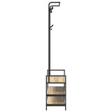 thumbnail of vidaXL Kapstok met plank Sonoma Eiken 75 x 34 x 184 cm Bewerkt hout