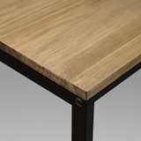 thumbnail of Mesa de centro iCub 80x70x37cm Negra en madera maciza de pino acabado vintage estilo industrial Box Furniture