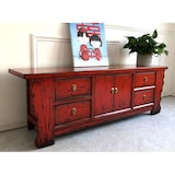 thumbnail of OPIUM OUTLET Möbel Kommode Schrank Sideboard Lowboard 35208-3 rot asiatisch chinesisch orientalisch Holz