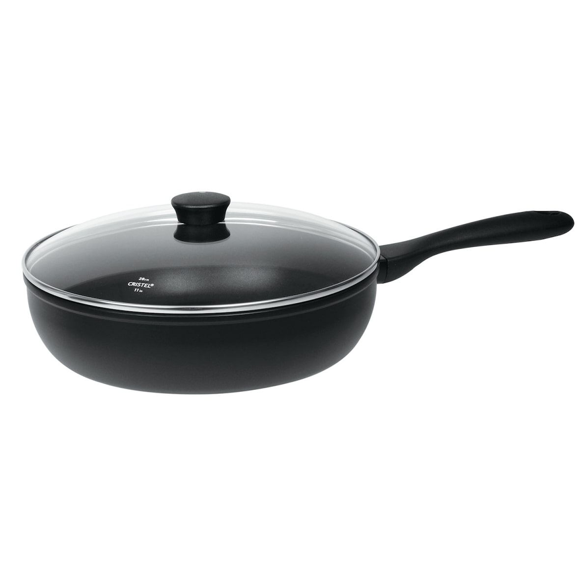 Sauteuse antiadhésive en aluminium + couvercle  Ø24cm