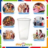 thumbnail of DayBays 50 Stk. Trinkbecher 300ml Ø8cm Plastikbecher 0,3L transparent PP