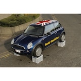 thumbnail of Really Useful Box opbergdoos 35 liter, wit met blauwe handvaten, Pak van 6