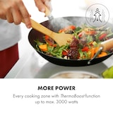 thumbnail of Delicatessa 90 Hybrid Einbaukochfeld Induktion 5 Zonen 7400W Weißes Glas