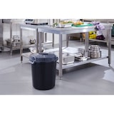 thumbnail of METRO Professional Cubo de basura con tapa, plástico, negro, 50 L