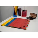 thumbnail of Exacompta 54120E 8x Ordnungsmappe aus Colorspan-Karton 355g/m2 mit Gummizug, 12 Fächer, für Format DIN A4 - Farben sortiert