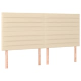 thumbnail of vidaXL Boxspringbett mit Matratze & LED Creme 180x200 cm Stoff