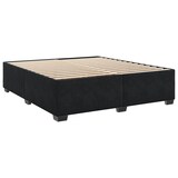 thumbnail of vidaXL Boxspringbett mit Matratze Schwarz 180x200 cm Samt