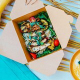 thumbnail of 300 Braune Faltboxen Asiaboxen 150x120x48 mm 1000ml Foodboxen Pommesboxen