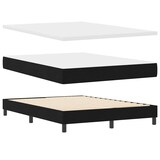 thumbnail of vidaXL Boxspringbett mit Kopfteil Schwarz 160 x 200 cm Stoff