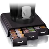 thumbnail of Dispenser für Kaffeekapseln 3 Schubfächer 34,2x32,7x6,9cm schwarz