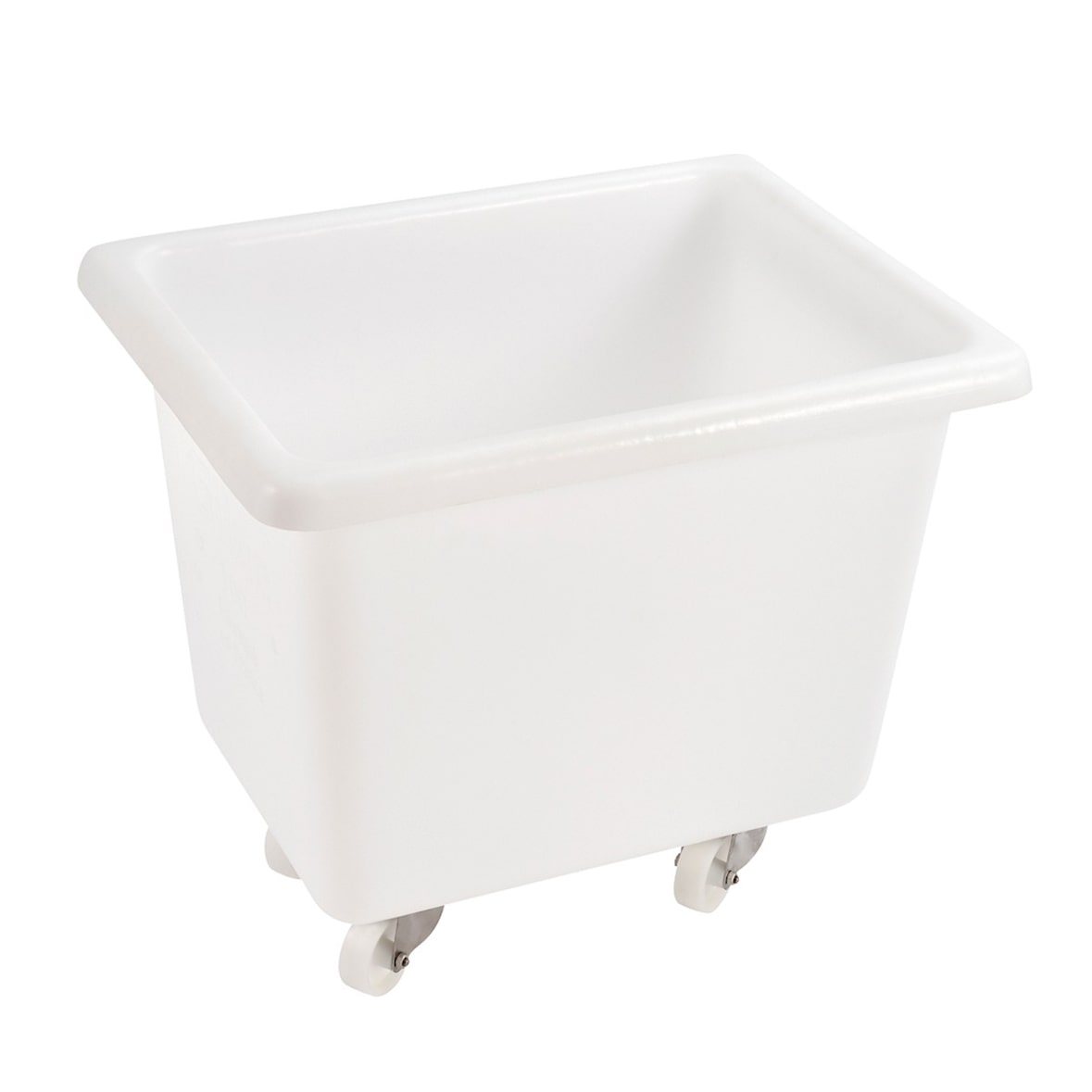 GILAC Bac grand volume - 4 roues pivotantes (2 freins) - 100 L - Blanc G147021