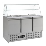 thumbnail of Saladette réfrigéree avec verre 3 portes - Combisteel