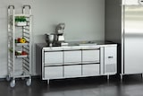 thumbnail of METRO PROFESSIONAL Kühltisch GCC31006D, 179.5 x 70 x 85 cm, 415 L, 6 Schubladen, silber