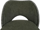 thumbnail of 2er-Set Esszimmerstuhl HWC-N72, Polster-Küchenstuhl, drehbar Auto-Return, Stoff/Textil (420g/m²) Öko-Tex ~ grün