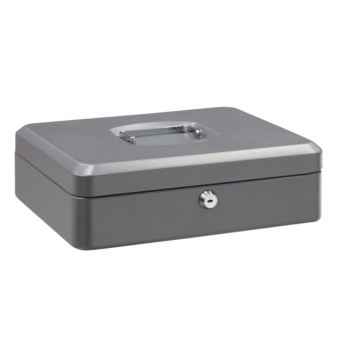 ARREGUI Elegant C9246 Geldkassette aus Stahl | 30 cm breit | Abschließbare Kasse mit Geldeinsatz | Große Geldkassette mit Schlüssel und Münzeinsatz