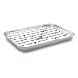 thumbnail of 60x Alu-Grillpfannen Grillschalen BBQ 34.4 x 22.4 mehrfach verwendbar
