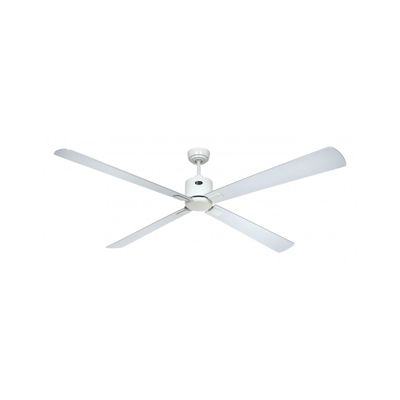 Deckenventilator mit WLAN CasaFan ECO NEO III 180 cm 943411 W Weißer Motor / Wenge und silberne Wendeflügel