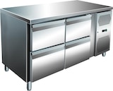 thumbnail of A&S VIP Kühltisch mit 2 x 2 Schubladen  -2 bis +8°C 1.360x700x860 mm