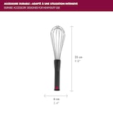 thumbnail of Gobel -  Fouet professionnel inox -  manche étanche antidérapant -  25 cm -  NC070