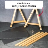thumbnail of Westmark 2-stufige Naturschiefer-Etagère/Servier-Regal, Maße: 35,5 x 22 x 27 cm, Schiefer/Kiefer, Tapas + Friends, Anthrazit/Hellbraun, 69692260