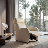 thumbnail of Fernsehsessel Relaxsessel Liege Sessel Denver, Kunstleder ~ creme