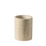 thumbnail of APS Bestekhouder TRAVERTINE - travertijn (kalksteen), Ø 11 cm, hoogte 13,5 cm, met afvoergat