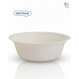 thumbnail of Bowl-/ Suppenschale klein Holzfaser, 350ml, 500 Stk, wood fiber, nassfest & fettdicht, Holz aus der EU, kompostier- & recyclebar
