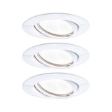 thumbnail of Paulmann Spot encastré LED Base Kit de base orientable  rond 90mm 20° GU10 3x5W 3x350lm 230V  3000K Blanc 93422