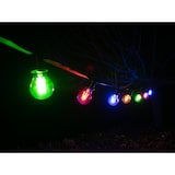 thumbnail of Ensemble de 4 ampoules LED en verre coloré avec douille E27, lampes multicolores, idéal pour les fêtes