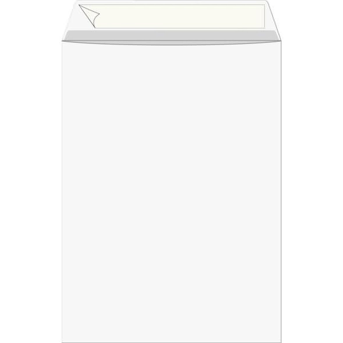 Versandtaschen C4 Fenster 120g/qm selbstklebend weiß VE=10x25 Stück